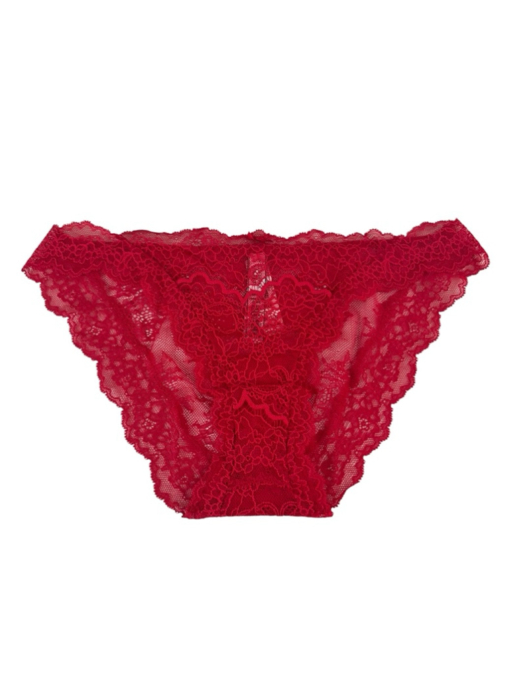 Women's Victoria's Secret Red Lace Panties M
